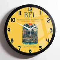 Thumbnail for Belem Val de Cans - Julio Cezar Ribeiro International Airport BEL Wall-Clock Framed - Yellow