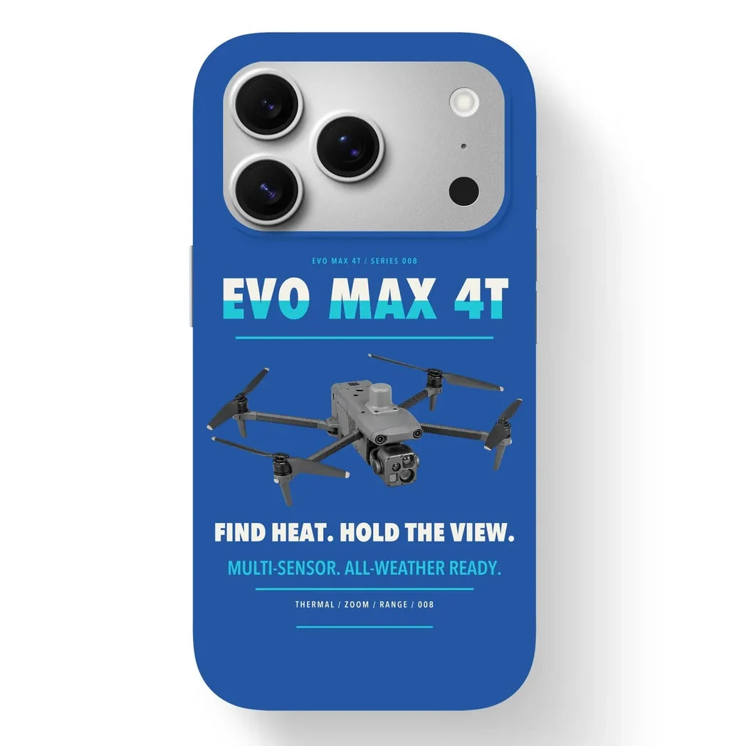 Autel EVO Max 4T Case design on blue iphone case