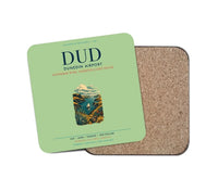 Thumbnail for Dunedin Airport (DUD) design on light green 1 piece coaster