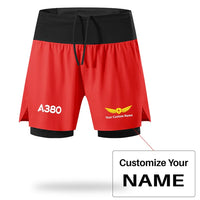 Thumbnail for Customisable Airbus A380 Shorts - view 3