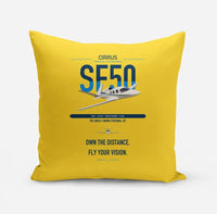 Thumbnail for Cirrus Vision Jet G2+ design on yellow pillow