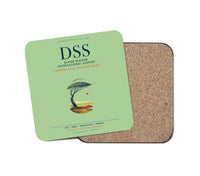 Thumbnail for Blaise Diagne International Airport (DSS) design on light green 1 piece coaster