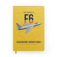 Thumbnail for Hawker Hunter F6 design on yellow notebook