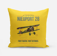 Thumbnail for Nieuport 28C.1 design on yellow pillow