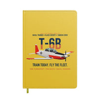 Thumbnail for T-6B Texan II Naval Aviator Training design on yellow notebook