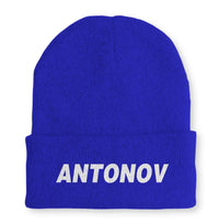 Thumbnail for Antonov & Text Embroidered Beanie - view 3
