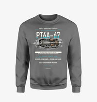 Thumbnail for PT6A-67 design on gray sweatshirt