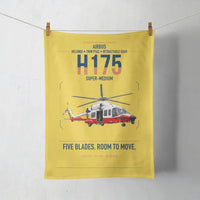 Thumbnail for Airbus H175 design on yellow towel