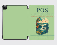 Thumbnail for Piarco International Airport (POS) design on light green ipad tablet case