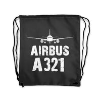 Thumbnail for Airbus A321 Drawstring Bag - view 3