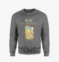 Thumbnail for Košice International Airport (KSC) design on gray sweatshirt