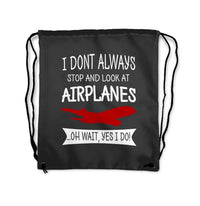 Thumbnail for Plane Spotter Drawstring Bag - view 3