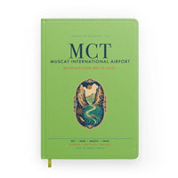Thumbnail for Muscat International Airport (MCT) design on light green notebook