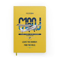 Thumbnail for Cessna 180J Skywagon design on yellow notebook