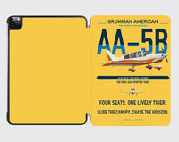 Thumbnail for Grumman American AA-5B Tiger design on yellow ipad tablet case