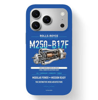 Thumbnail for M250-B17F Case design on blue iphone case