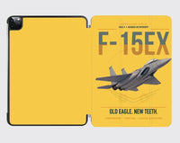 Thumbnail for F-15EX Eagle II design on yellow ipad tablet case