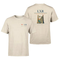 Thumbnail for Luxor International Airport (LXR) design printed on beige double-side t-shirt
