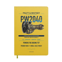 Thumbnail for PW2040 design on yellow notebook