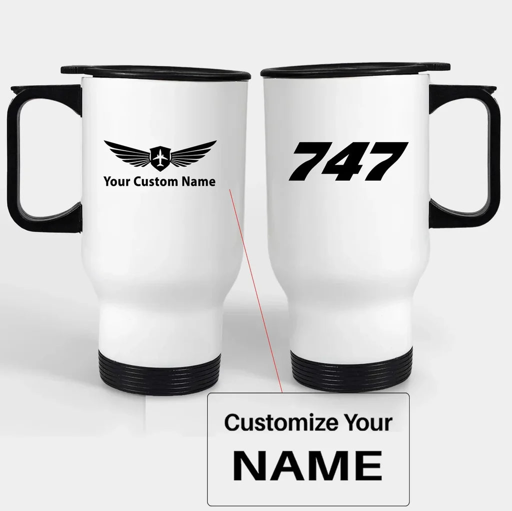 Customisable Boeing 747 Travel Mug - view 3