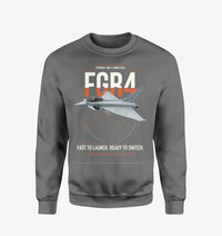 Thumbnail for Eurofighter Typhoon FGR4 design on gray sweatshirt