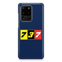 Thumbnail for Flat Colourful 737 Samsung Case - Dark Blue