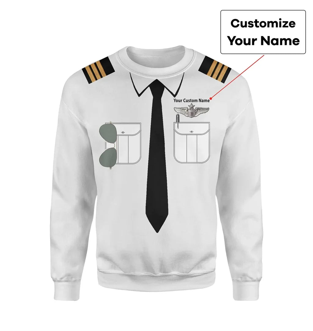 Customisable US Air Force 3D Sweatshirt - view 3