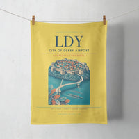 Thumbnail for City of Derry Airport (LDY) design on yellow towel