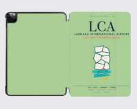 Thumbnail for Larnaka International Airport (LCA) design on light green ipad tablet case