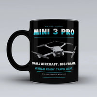 Thumbnail for Mini 3 Pro Mug design on black dji