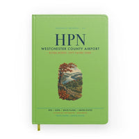 Thumbnail for Westchester County Airport (HPN) design on light green notebook