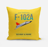 Thumbnail for F-102A Delta Dagger design on yellow pillow