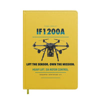 Thumbnail for Inspired Flight IF1200A design on yellow notebook