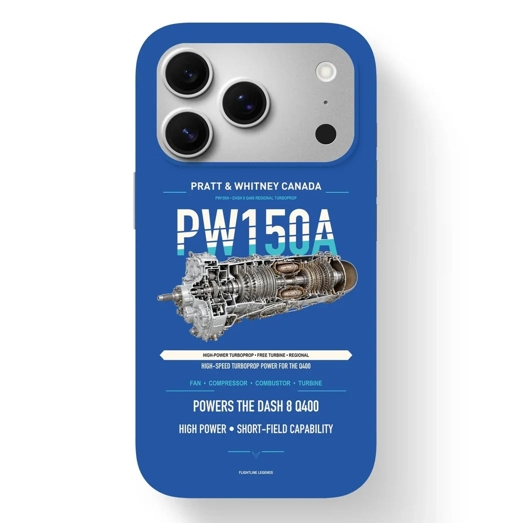 PW150A Case design on blue iphone case