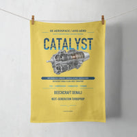 Thumbnail for CATALYST design on yellow towel