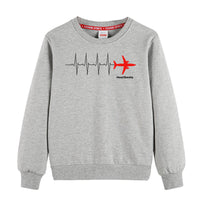Thumbnail for Aviation Heartbeats Sweatshirt - view 3