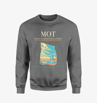 Thumbnail for Minot International Airport (MOT) design on gray sweatshirt