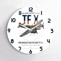 Thumbnail for Bristol Beaufighter TF X design on white no frame wall clock