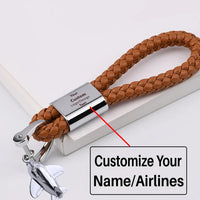Thumbnail for Customisable Logo Design Leather Car Key Chain - view 3