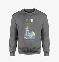 Thumbnail for Iqaluit Airport (YFB) design on gray sweatshirt