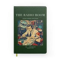 Thumbnail for VINTAGE G4106 - The Radio Room - Designed Notebooks design on darkgreen