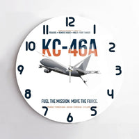 Thumbnail for KC-46A PEGASUS design on white no frame wall clock