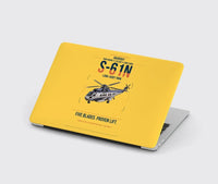 Thumbnail for Sikorsky S-61N design on yellow MacBook case