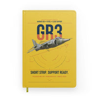 Thumbnail for Hawker Siddeley Harrier GR3 design on yellow notebook