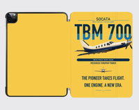 Thumbnail for Socata TBM 700 design on yellow ipad tablet case