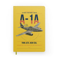 Thumbnail for Messerschmitt Me 262A-1a design on yellow notebook