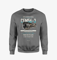 Thumbnail for CFM56-3 design on gray sweatshirt