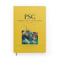 Thumbnail for Petersburg James A. Johnson Airport (PSG) design on yellow notebook