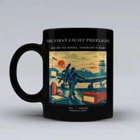 Thumbnail for VINTAGE G4180 - The First Light Preflight - Ceramic Mug design on black