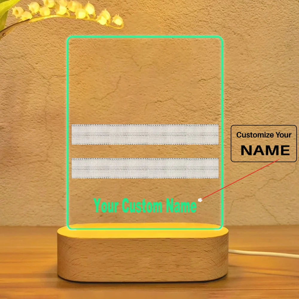 Customisable Pilot Epaulettes Lamp - view 3